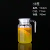 Jarra de Jugo Acrílica PC Hervidor de Agua Fría Botella de Jugo Zha Hervidor Bar KTV Hervidor de Agua Fría de Gran Capacidad Jarra de Jugo para Restaurante