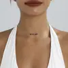 Amazon Más Vendido Transfronterizo Collar de Cristal Multifacético Normcore, Cadena para Clavícula Asimétrica de Moda y Versátil