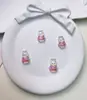 Resina com Glitter Desenho Animado Acessórios para Nail Art Morango Cabeça de Coelho Coelhinho Dopamina Tridimensional Mini Acessórios de Unha Atacado