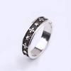Anillo de moda europeo y americano, muy vendido en Amazon, personalizado, con forma de cruz y estrella, estilo vintage, con cola abierta, ajustable.