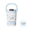 Nuevo vaso térmico de gran capacidad Sanrio Hello Kitty, elegante y portátil con asa, vaso de agua de acero inoxidable