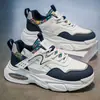 Novos Tênis Masculinos Primavera 2026 Respiráveis Tendência Versátil Sola Grossa Casuais para Corrida Sapatos Estilo Pai