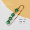Broche de perlas de microdiamantes de alta calidad para mujer, hebilla antiexposición, artefacto ajustado a la cintura, accesorios de ropa de nicho, alfiler para el escote