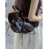 Mochila de Nicho Estilo Academia Transfronteriza para Mujer 2024 Nuevo Otoño Moda Retro Mochila Pequeña Bolso de Viaje Casual