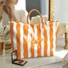 Plataforma independente Temu transfronteiriça nova bolsa de mão à prova d'água PVC+lona para o dia a dia portátil bolsa de ombro bolsa tote
