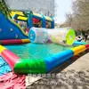 Barraca de Mercado Noturno Piscina Inflável Tanque de Peixes Externo para Ganhar Dinheiro Tobogã Inflável Grande Parque Aquático Rolo Transparente
