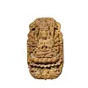 Pendente Esculpido em Alto Relevo de Agarwood de Qinan, Guanyin de Mil Braços Unilateral, Ornamento de Mão Estilo Chinês