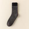 Novas meias listradas de veludo coral masculinas de outono e inverno meias para casa meias masculinas meias para dormir meias masculinas casuais atacado