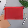 Ventas Directas de Fábrica Bolsa para Lápices de Estudiante para Exámenes Portátil Multifuncional Bolsa para Documentos Bolsa de Malla Simple Bolsa de Papelería con Cremallera Transparente