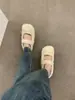 Zapatos Mary Jane de piel con lazo, brisa suave de noche, para mujer, ropa de exterior de otoño e invierno, mocasines de algodón forrados de felpa.