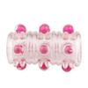 Anillo de piña de cristal anillo de piña divertido anillo de bloque partículas de punto flotante anillo de pulpo anillo anillo al por mayor una generación de cabello