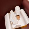 Zapatos de Mujer de Cuero de Vaca Completo~Suela Gruesa que Aumenta la Altura, Tenis Blancos para Mujer, Tenis Casuales Nuevos 2026, Zapatos de Plataforma de Cuero Genuino