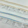 Cortina Renda Renda Colorida Franja Bainha de Saia Cabeceira de Cortina Sofá Roupas Tecido Decorativo Acessórios Corte Solto Bordado