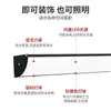 Luminária de Parede LED Longa para Exterior, à Prova d'Água, Luz Quente, para Varanda, Sala de Estar, Porta de Entrada, Jardim Externo e Iluminação de Parede de Pátio