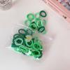 50 toallitas para el pelo sin costuras, muy elásticas, con forma de anillo, para el pelo, de verano, para niños