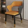 Silla de Comedor Europea de Lujo Ligero, Silla con Respaldo, Silla de Hotel, Silla para Mesa de Comedor, Silla de Oficina para Escritorio, Silla de Tela Tecnológica, Silla para Computadora, Silla de Mahjong