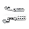Peças de Modificação para Motocicleta, Pedaleira de Proteção, Pedaleira Dobrável, Pedaleira Adicional, 32mm