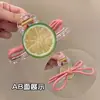 Pinza para el pelo de verano estilo ins con bloques de color para mujer, pasador lindo de lunares japoneses para niña, pinza de tiburón grande para recogidos.