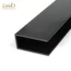 Fornecimento de Faixas Decorativas de Plástico, Perfis de PVC Preto Ecologicamente Correto, Perfis Extrudados com Classificação V0 Retardante de Chamas