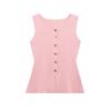 Amazon Aliexpress Exportación Transfronteriza Ropa de Mujer 2025 Verano Nuevo Cuello Redondo Monopeto Chaleco Tejido