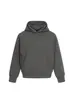 Moletom com Capuz Cor Sólida Pesado Americano High Street para Homens e Mulheres Outono e Inverno 2025 Novo Versátil Cleanfit Top de Cintura Alta