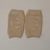 Calcetines de felpa para bebé de primavera y otoño, coderas, rodilleras para gatear para niños pequeños, rodilleras para recién nacido, rodilleras con cara sonriente