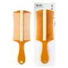 Rizi peine de bambú con mango largo de púas finas para eliminar la caspa y limpiar el cuero cabelludo para hombres y mujeres peine doméstico de doble cara con púas densas para peinar el cabello