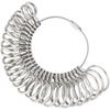 Juego de herramientas para medir el tamaño de los anillos de metal Hexin Rich, medidor de tamaño de anillo, varilla para medir el tamaño de los anillos