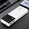 Batería Externa Power Bank Negra de Gran Capacidad 20000Mah con Pantalla Digital Transfronteriza, Power Bank Más Vendido con Logo de Empresa al por Mayor
