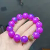 Pulsera de Cuentas Redondas de Sugilita Púrpura Jade Sihai Cuentas de Oración de Mano Pulsera de Precio Especial Accesorios