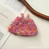 Minifalda de Lana Hecha a Mano con Ganchillo y Puntos de Colores, Ropa para Muñeca de Peluche, Ropa para Vestir Muñecas