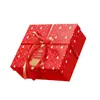 Caja de Regalo de Navidad Caja Vacía Caja de Regalo Verde Oscuro Caja de Embalaje para Pijamas Bufanda Caja de Regalo de Nochebuena Roja Caja Grande