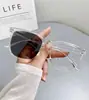 Estilo Popular Lisos Montura Grande Celebridad de Internet Gafas Anti-Luz Azul Fotocromáticas Color Cambiante Clásico Moda Gafas de Prescripción Terminadas