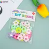 Exportação Transfronteiriça Resina Rosa Pulseira DIY Acessórios de Contas Cartão de Unha de Papel Cabeça Pulseira Acessórios de Contas Contas