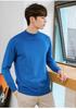Suéter de cuello alto medio de otoño e invierno para hombre, camisa holgada de talla grande, suéter informal de color sólido nuevo