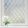 Película de vidrio de malla transparente al por mayor, pegatina de vidrio opaco translúcida, película de privacidad para ventanas de dormitorio y balcón
