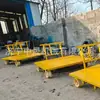 Carrinho de plataforma de esteira HC-300, HC-1000, carrinho de esteira com roda isolada, carrinho de transporte de material para túnel