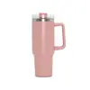 40 Vasos para Coche Ice Buster de Acero Inoxidable 304 de Doble Pared al Vacío Multicolores En Stock de Gran Capacidad con Popote Logotipo
