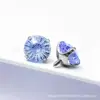 Pendientes de Rueda de la Fortuna con Garras Redondas de Aleación de Titanio F-136, Pendientes de Labio con Rosca Interna de Titanio G23, Joyería para Piercing