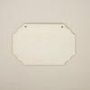 Listado en blanco de artesanías de madera nuevas de fábrica, decoración de tarjetas para mascotas, fiesta de cumpleaños de madera, lista de decoración del hogar