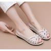 Nuevas Sandalias de Verano para Mujer Talla Enfermera Mamá Cuña de Velcro Tacones Sandalias para Suegra Suela Suave Sandalias para Mujeres Embarazadas