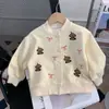 Abrigo para niña, nueva moda de primavera, cárdigan elegante para bebé niña, ropa para niños pequeños, blusa de manga larga para niños de primavera y otoño