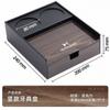 Caja de almacenamiento de artículos de tocador de hotel de acrílico para habitación de invitados, bandeja para trajes varios para baño de hotel, caja para cepillos de dientes y aparatos dentales