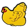 Decoración Plana de Pollo de Dibujos Animados de Animales de Granja Transfronteriza Parche de Pegamento Suave Accesorios para Ropa Bolsas Accesorios para el Cabello Joyería DIY