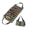 Bolsa de herramientas multifuncional de lona transfronteriza, bolsa portátil para almacenamiento de herramientas de coche, bolsa de herramientas para electricista, bolsa de herramientas para ferretería