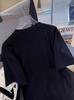 Nueva camiseta de manga corta para hombre, estilo coreano de verano, moderna, sencilla, de media manga, estilo Hong Kong, holgada, informal, de marca.