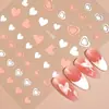Redanco Nuevo Avión 3D Ins Popular Dibujo Animado Pegatinas para Uñas Multicolor Corazón Pegatinas Adhesivas para Uñas Dh-898