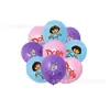 Set de Suministros para Decoración de Fiesta de Cumpleaños con Globo de Bandera Nueva de Dora, Inserto para Pastel, Mantel