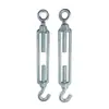 Tensor de Aparejo de Acero Estándar Nacional Hebilla Espiral Perno de Cesta Larga de Alambre Tensor de Cable de Acero Tensor de Cuerda de Barco para Levantar