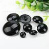 Origen venta al por mayor pies cuadrados de doble cara blanco negro hongo camisa abrigo botón de abrigo 1.1-3.4cm